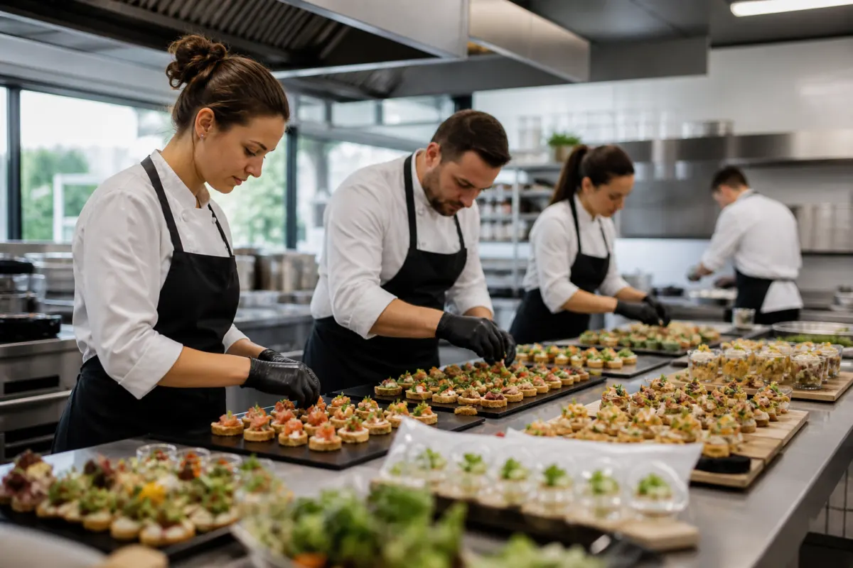 Beispielhafte Darstellung für Catering