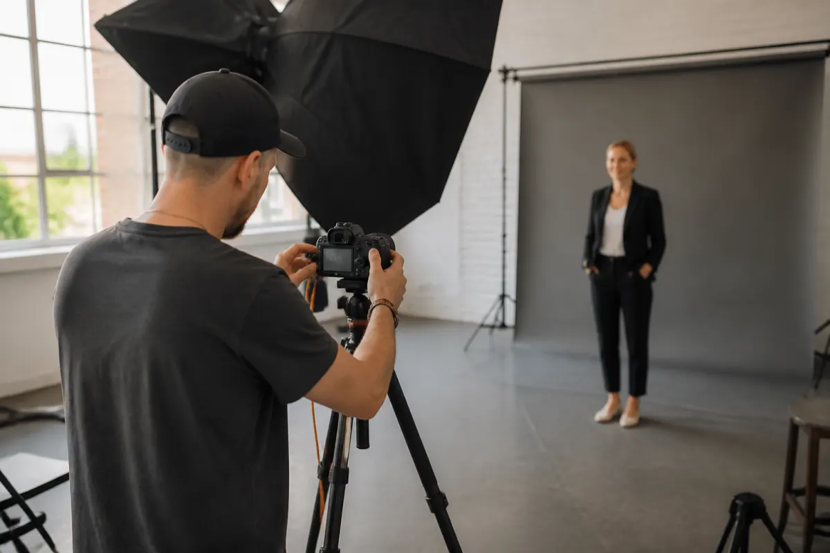 Beispielhafte Darstellung für Fotografen/Videografen